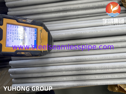 ASTM A213 TP321 1.4541 S32100 Нержавеющая сталь бесшовная трубка холоднонатягиваемый теплообменник Применение