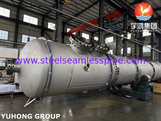 Сосуд под давлением сепаратора низкотемпературного по стандартам ASME, углеродистая сталь / облицовочный материал из нержавеющей стали