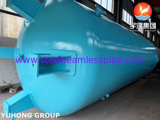Сварной сосуд высокого давления ASME SA516 GR.70 для требовательных промышленных условий, спроектированный в соответствии с ASME VIII IBC 2018 ASCE 7 NACE