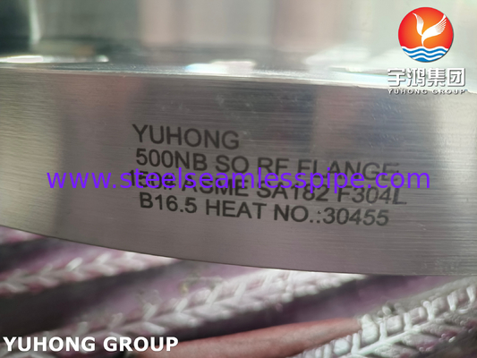 SA182 F304L Фланец приварной встык из нержавеющей стали, скользящий фланец RF FF для работы при высоких температурах