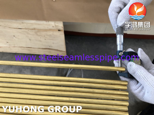 DIN17660/ DIN EN 12168 CuZn20Al2 F39/ CW509L Brass Copper Seamless Tube