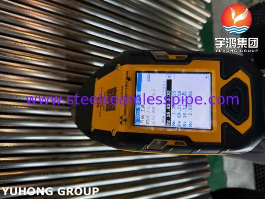 ASTM A249 TP316L Труба сварная из нержавеющей стали, отжиг светлый