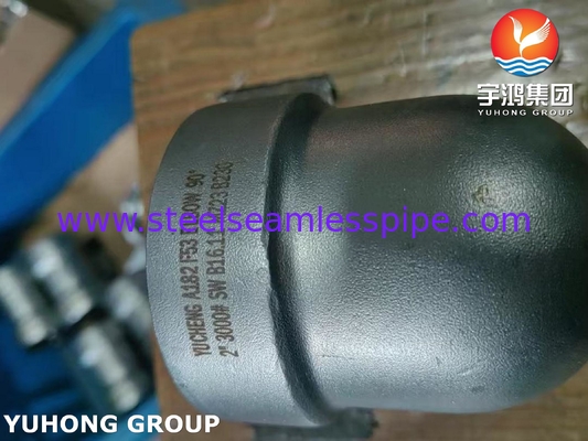 ASTM A182 F53 S32750 Супер-дуплексная установка из нержавеющей стали 90Deg Elbow B16.11 Химическое применение