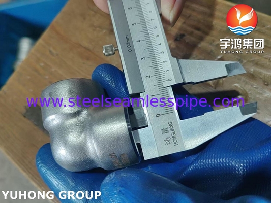 ASTM A182 F53 S32750 Супер-дуплексная установка из нержавеющей стали 90Deg Elbow Химическое применение