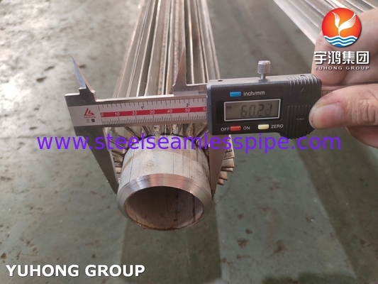 ASTM A213 TP316L Труба с продольным сварным оребрением для масляных охладителей и холодильных систем