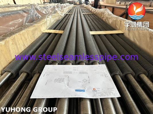 ASTM A213/ ASME SA213 T22 HFW Зонтированная лопатка трубки Два порта могут быть сгибаются для тепловой рекуперации парового генератора