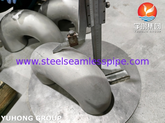 Фитинг из нержавеющей стали ASTM A403 / ASME SA403 WP321H Бесшовный отвод 180° B16.9