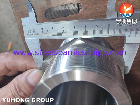 ASTM A182 F316L BSP Союзная шестигранная ниппель для ковки под давлением