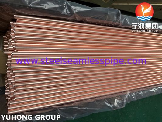 ASTM B111 / ASME SB111 C12200 Медная трубка для теплообменника конденсатора