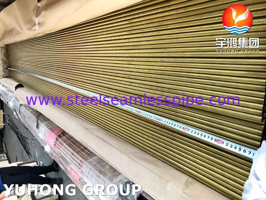 Труба Cooper Alloy B111 C68700 O61 отожженная, бесшовная труба из алюминиевой латуни для теплообменника морской воды
