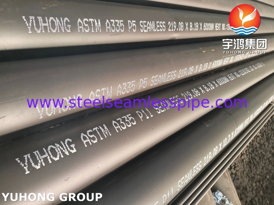 A335 P11 Ferritic Alloy-Steel Seamless Pipe, Hot-Finished and Good Weldability, для паровых линий и котлов