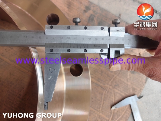 ASTM B283 C70620 Фланц из меди и никеля для морских применений