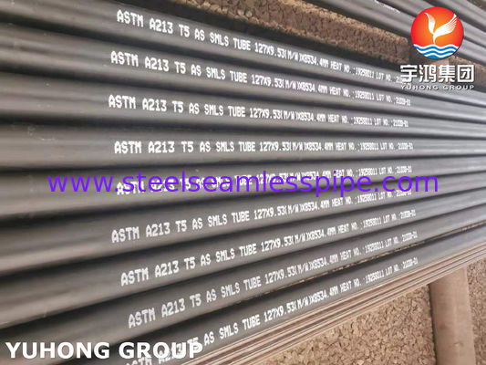 ASTM A213 T5 (UNS K41545) Бесшовная трубка из сплавной стали для котлов и сверхнагревателей