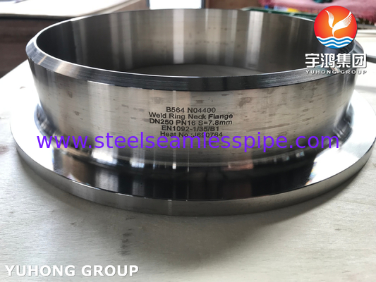 N04400 Фланги WNRF Соответствующие ASTM B564 высокопроизводительные коррозионностойкие фланги