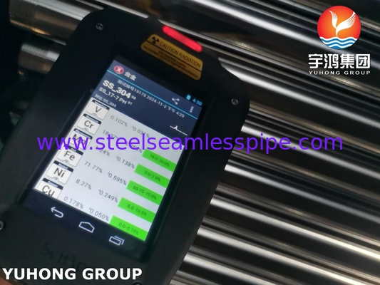 ASTM A270 TP304 (S30400) Аустенитная бесшовная санитарная трубка из нержавеющей стали для пищевой промышленности