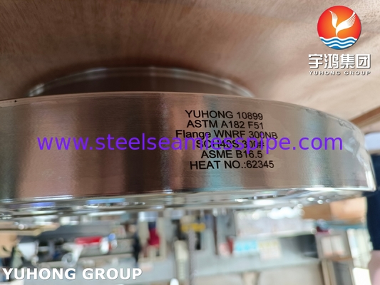 1/2" до 24" ASTM A182 F51 WNRF Фланги класса 150-2500 коррозионностойкая дуплексная сталь