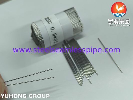 25G*32.5MM Медицинская ирригационная стоматологическая игла из нержавеющей стали с одним отверстием ISO9626
