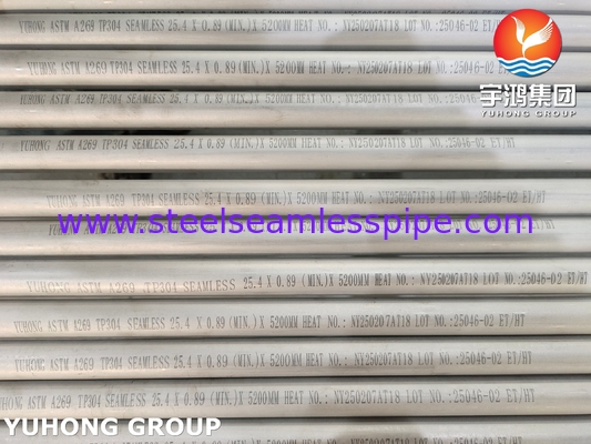 ASTM A269 TP304 Поставщик труб для приборов из нержавеющей стали