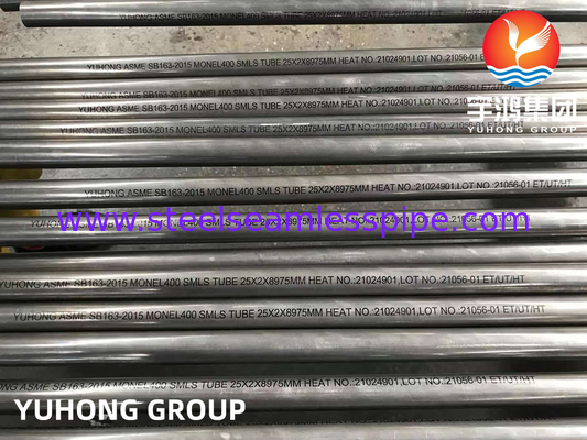 ASME SB163 UNS N04400 / Monel 400 Никелевая сплав Бесшовная теплообменная трубка