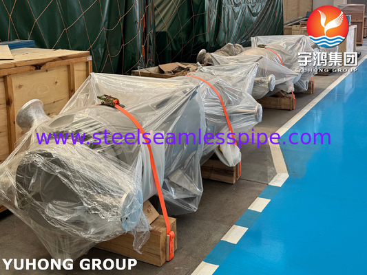 ASME VIII-1 U-Tube Heat Exchanger Clad UNS N06600 для хлорно-щелочных процессов NACE MR0175