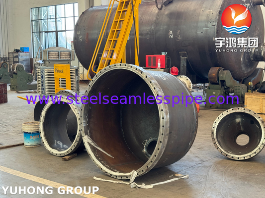 ASME VIII-1 U-Tube Heat Exchanger Clad UNS N06600 для хлорно-щелочных процессов NACE MR0175