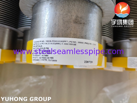ASTM A335 P9 Сплавная сталь HWF Fin Tube для электростанций