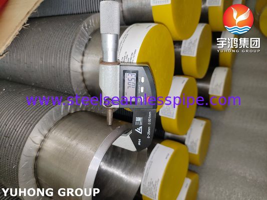 ASTM A376 TP347H труба с CS Fins HFW Fin Tube, профессиональное теплостойкое решение