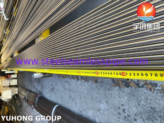 ASTM A213 TP312H Нержавеющая сталь Бесшовная трубка Яркая отжигаемая поверхность для теплообменника