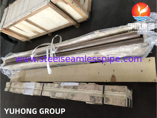 ASTM B466 C70600 Бесшовная труба CuNi 90/10 коррозионностойкая для морской воды