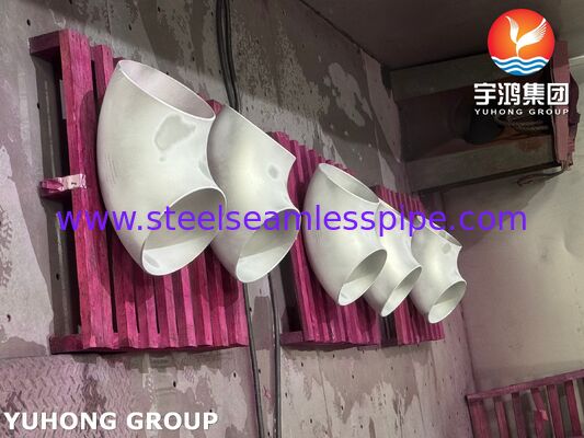 ASTM A403 WP316L Нержавеющая сталь с 90 градусным сварным коленом