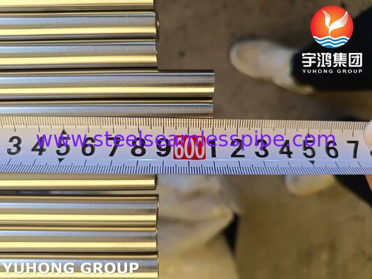 ASTM A789 S32750 Бесшовная яркая труба из дуплексной стали, устойчивость к коррозии хлорид-ионами