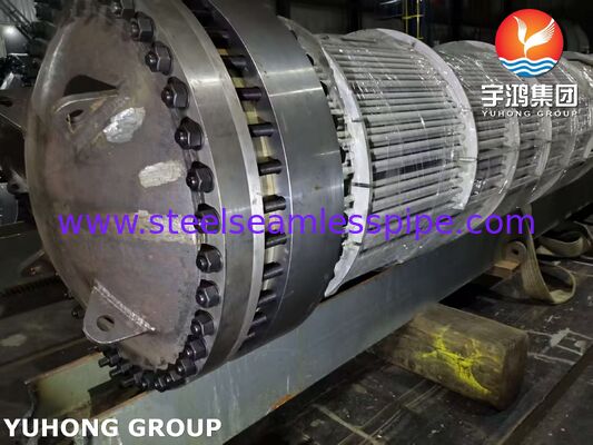 Теплообменник с плавающей головкой с трубами из 316L и трубной решеткой из стали SA350 LF2/316L с наплавкой для экономичного управления коррозией