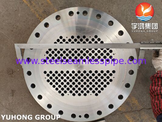 Нормированный ASME SA266 Gr.2N Стационарный трубный лист из углеродистой стали для теплообменника