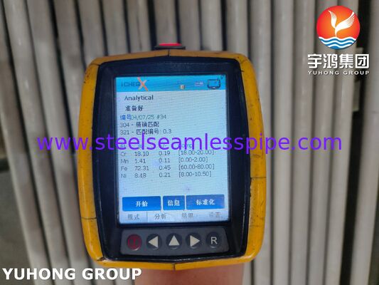 ASTM A269 TP304 Бесшовная трубка из нержавеющей стали, огурцованная, прожектованная для общего пользования