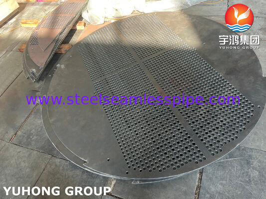 Углеродистая стальная баффлевая плита Подпорная плита ASME SA516 GR 70 для теплообменника