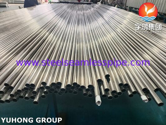 ASME SA249 TP304 Светлая сварная трубка из нержавеющей стали для холодильной системы