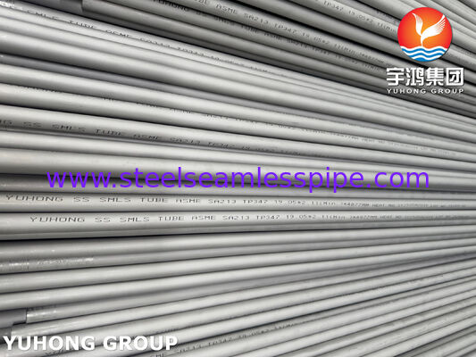 ASME SA213 TP347 Бесшовная трубка для Теплообменника из нержавеющей стали