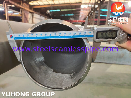 ASTM A376 TP347H Бесшовная труба из нержавеющей стали для высокотемпературных и высокодавленных промышленных применений