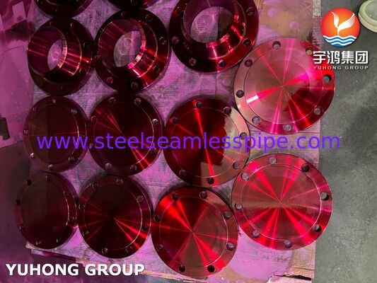 Фланцевая заглушка из аустенитной нержавеющей стали ASME SA182 F304 для промышленных трубопроводных систем, соответствующая стандарту ASME B16.5