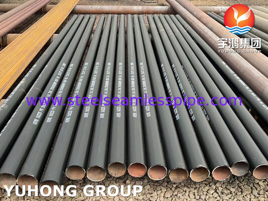 Труба бесшовная из легированной стали ASTM A335 P9 с черным покрытием для пароперегревателя и промежуточного перегревателя
