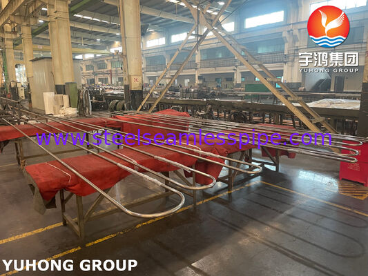 ASME SB163 Monel 400 Copper Nickel Alloy Seamless U bend Tube, TEMA Heat Exchanger, Shell и Tube Heat Exchanger Применение