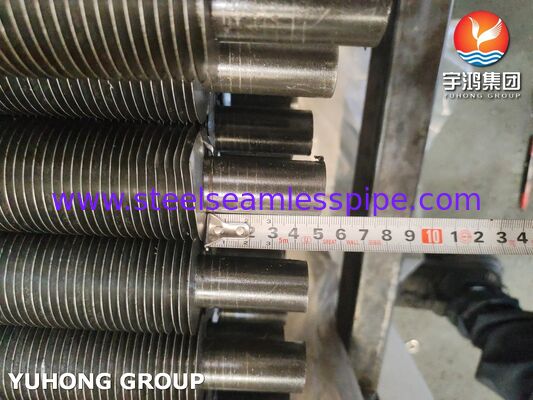 Бесшовная труба с впаянным оребрением типа G из углеродистой стали ASTM A179 для экономайзера и пароперегревателя котла HRSG