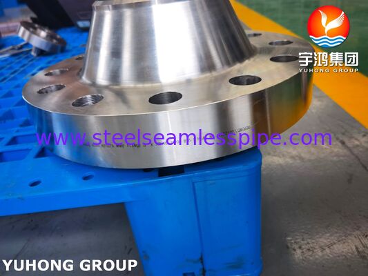 Фланец с приварной шейкой из ASTM B564 UNS N10276 / Hastelloy C276, с повышенным выступом (RF) класса 150/300/600, для опреснения морской воды