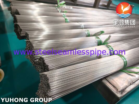 ASTM A269 SUS304 Капиллярные трубки медицинского класса, устойчивые к коррозии,точные для гиподермических игл, медицинских изделий