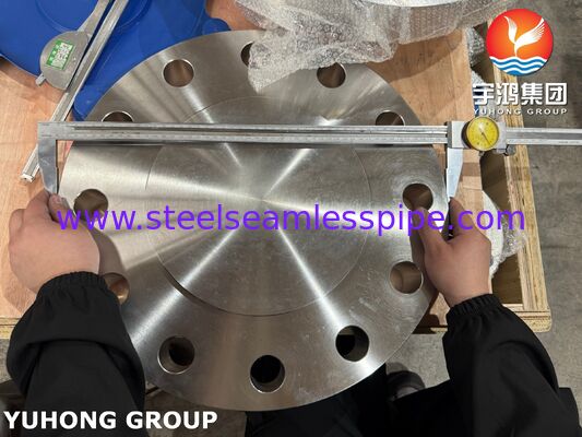 ASTM A182 F51 Дуплексная сталь 2205 глухая фланцевая заглушка ASME B16.5 BLRF фланец из дуплексной стали