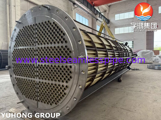 Admiralty Brass Tube Bundle C44300 with ASME SB111 Seamless Tubes for Seawater & Marine Cooling Heat Exchanger