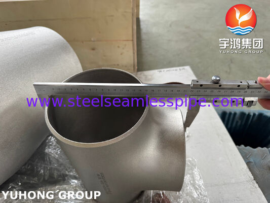 ASTM B366 N08810 Incoloy 800H Никелевый сплав равнопроходный тройник для высокотемпературных трубопроводов