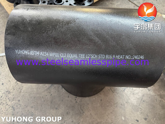ASTM A234 WP11 CL2 Сплавная сталь равная Tee CrMo Сплавная сталь Buttweld трубы фитинга B16.9