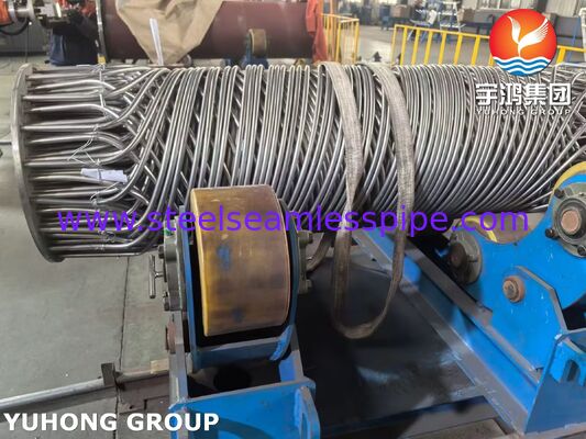 Нержавеющая сталь спиральная рана трубки пакет ASME SA213 TP304/316L высокоэффективный теплообменник пакет для криогенных и химических приложений