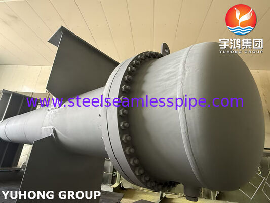 Фиксированный теплообменник из нержавеющей стали с трубками ASME SA213 TP304/316L и ASME SA182 F304/316L для коррозионностойких приложений